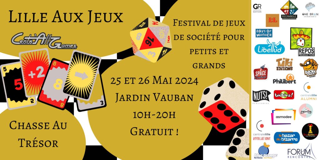 Affiche Lille aux Jeux 2024